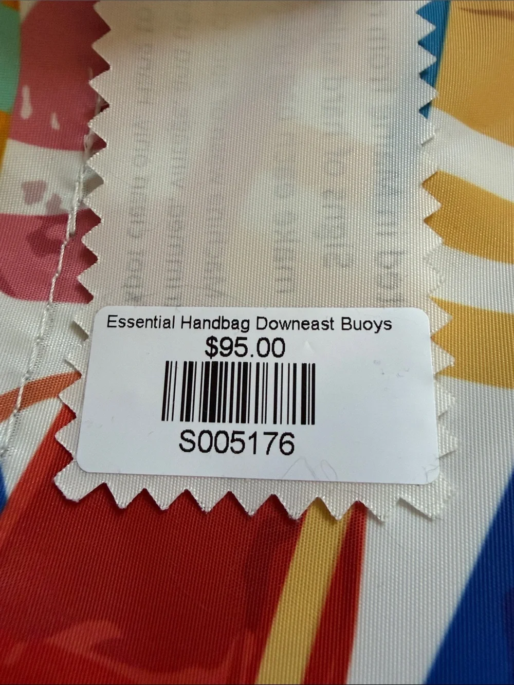 Sea Bags Maine Downeast Buoys Print Rope-Handle Tote